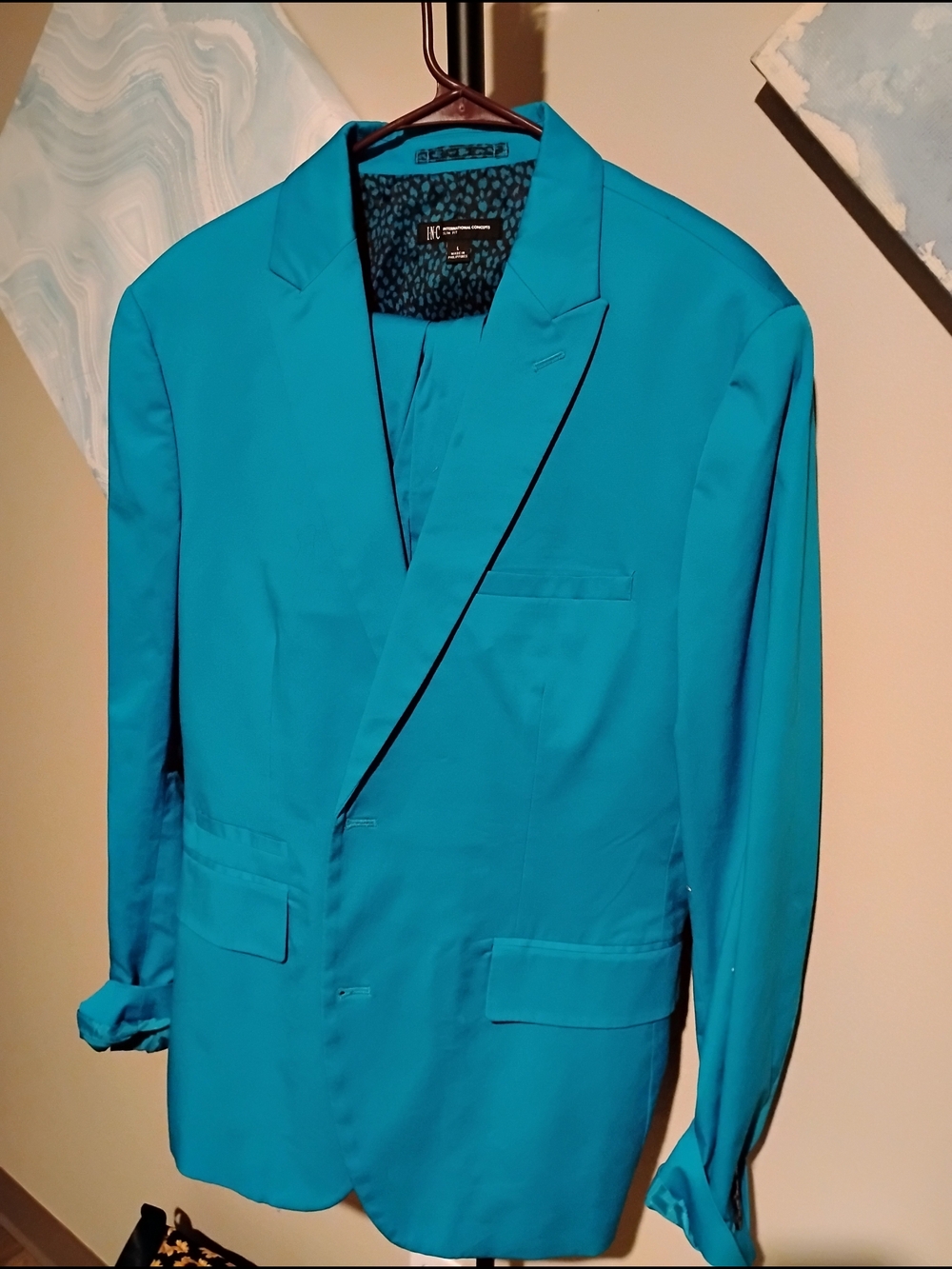 Men's Teal Blazer - IC Collection